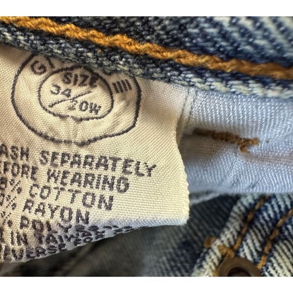 Vintage GITANO Stonewash High Waisted Mom Jeans 80s / 90s Size 31 - Picture 7 of 8